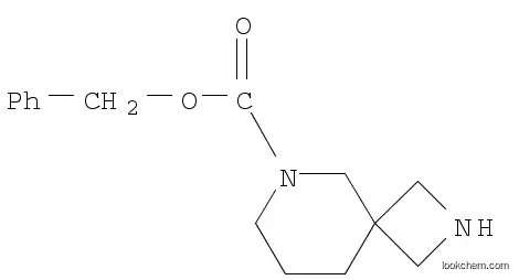 Molecular Structure of 1086394-81-1 (benzyl 2,6-diazaspiro[3.5]nonane-6-carboxylate)